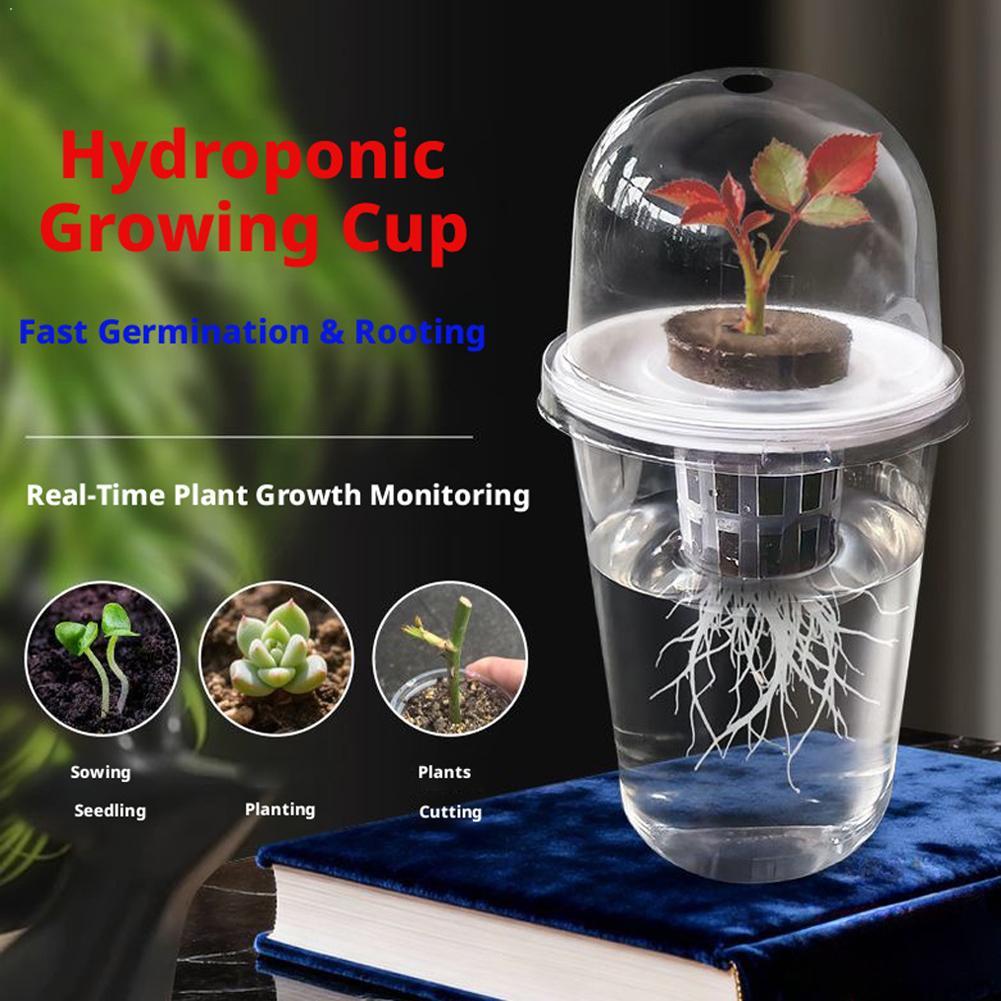 Hydroponic Tower - Cangkir Penanaman Hidroponik Bibit Sayuran, Pot