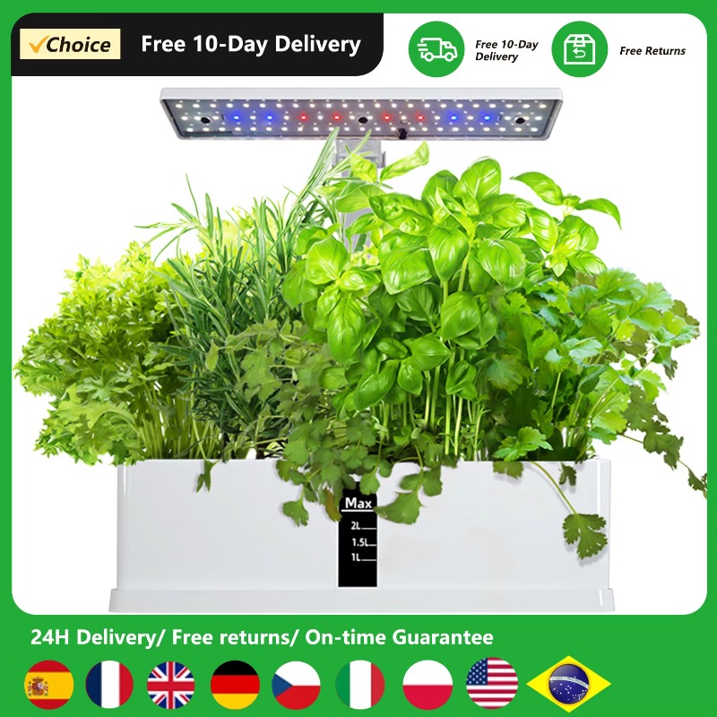 Indoor Garden Kit - Sistem Penanaman Hidroponik Pintar 9 Pod,
