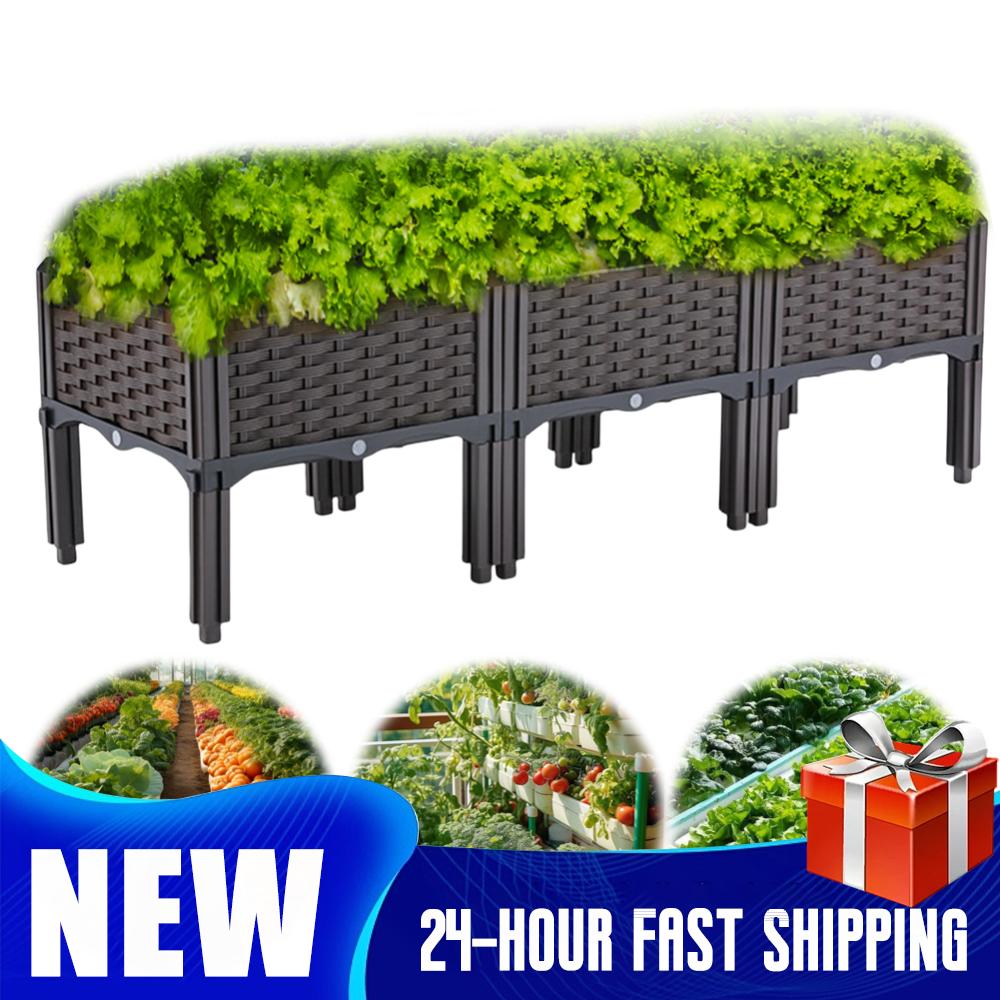 Self Watering Planter - Kotak Tanam Terangkat dengan Drainase dan