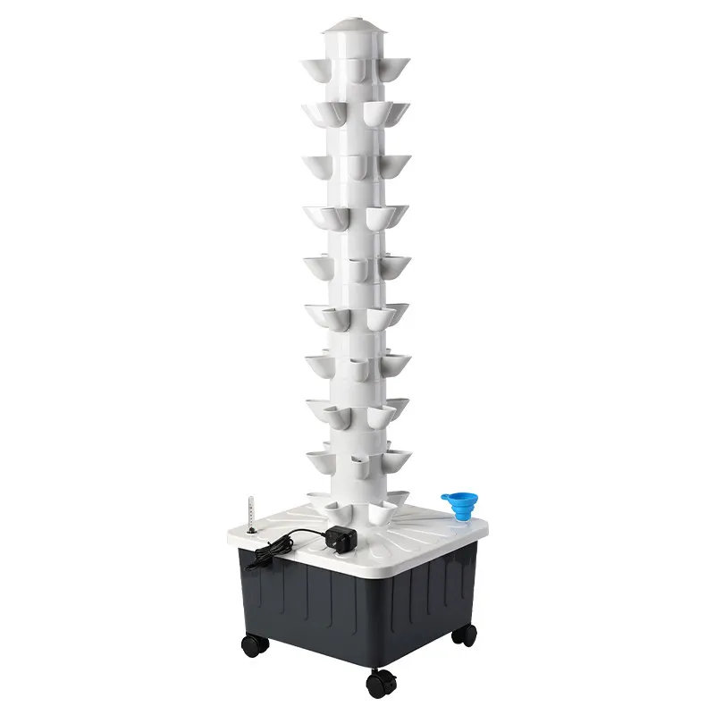 Hydroponic Tower - Menara Penanaman Hidroponik, Sistem Budidaya Tanpa