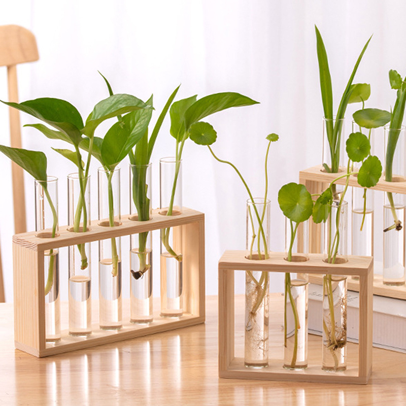 Hydroponic Grow Pod - Wadah tanaman hidroponik dengan bingkai kayu,