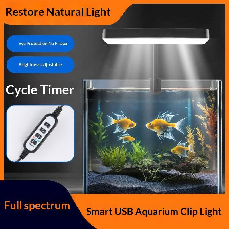 Plant Grow Light Full Spectrum - Lampu Akuarium LED Spektrum Penuh 360