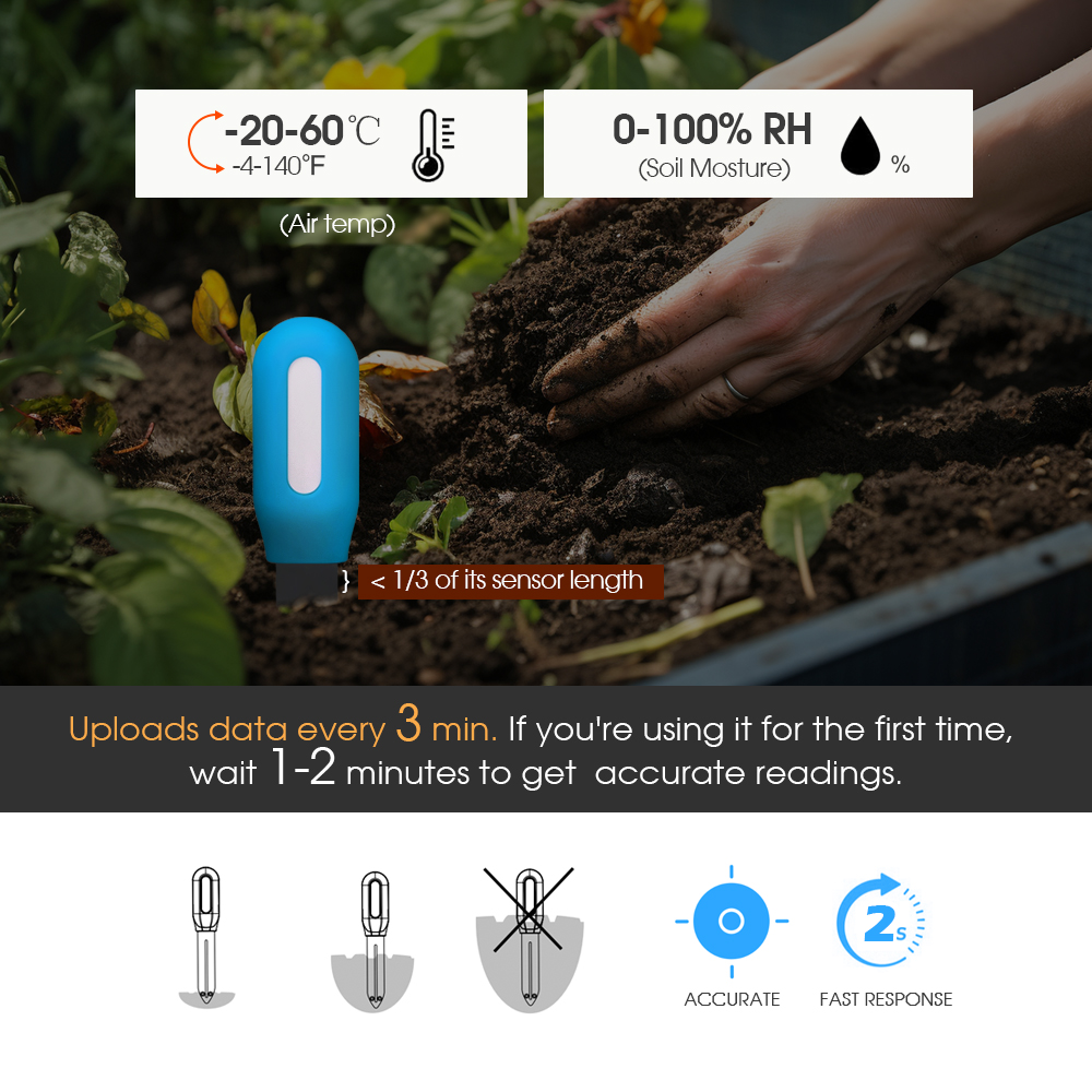 Sensor Tanah Zigbee Pintar unt - Plant Monitor ulasan dan harga