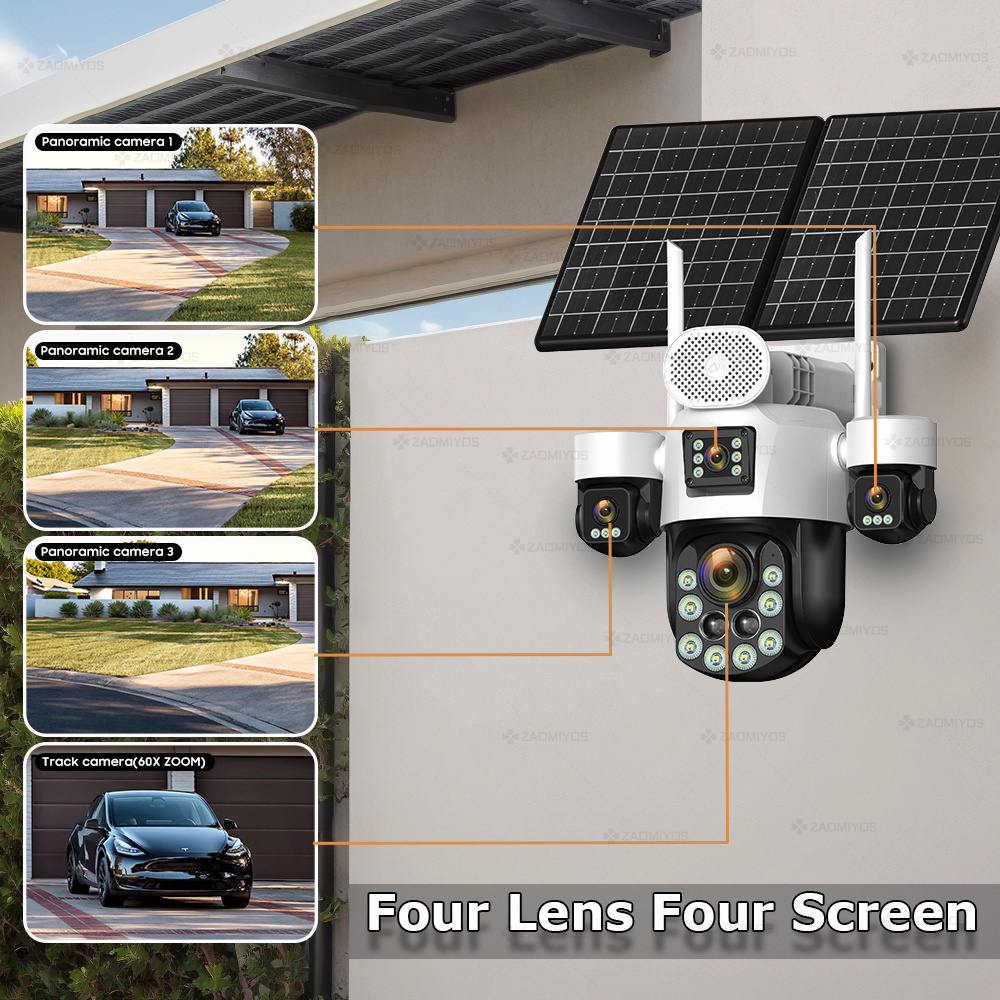 4 Lensa Luar Ruangan 360 °   K - Garden Camera ulasan dan harga