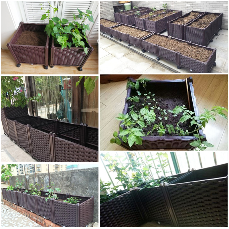 Kotak Tanaman Tinggi dengan Si - Self Watering Planter ulasan dan harga