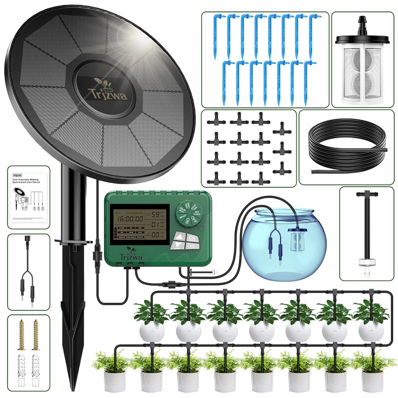 Peralatan irigasi tenaga surya - Plant Sensor ulasan dan harga