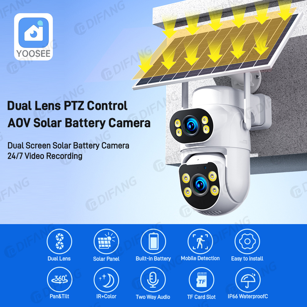 Kamera Keamanan Yoosee 8MP Sol - Garden Camera ulasan dan harga