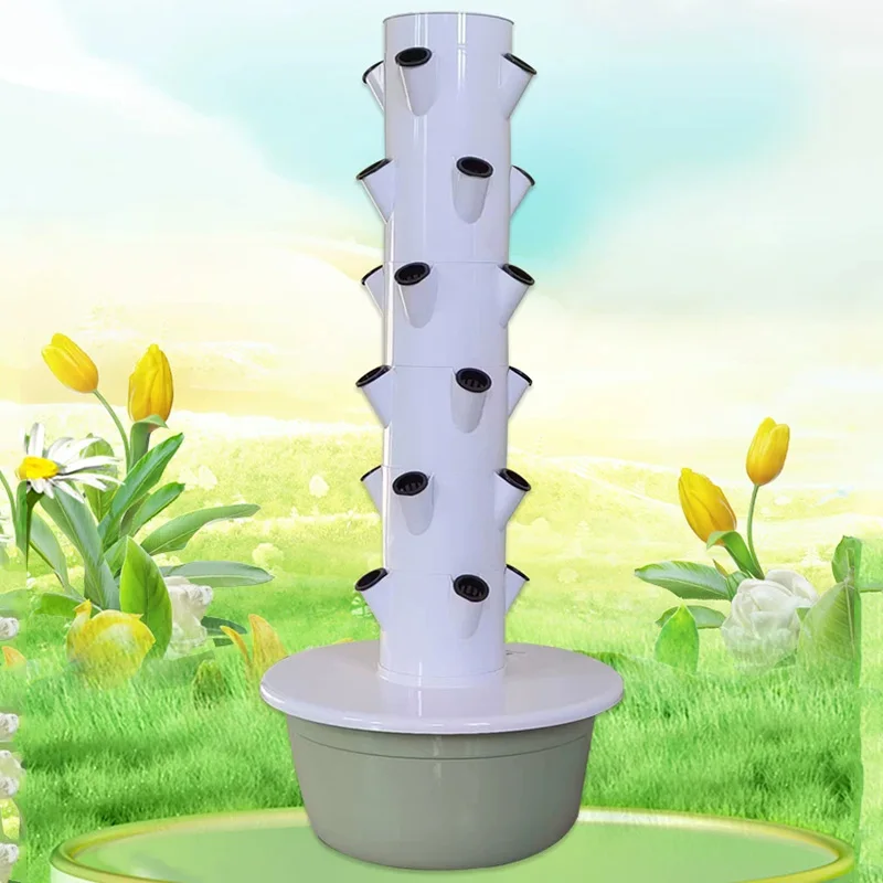 Sistem Kit Pertumbuhan Hidropo - Hydroponic Tower ulasan dan harga