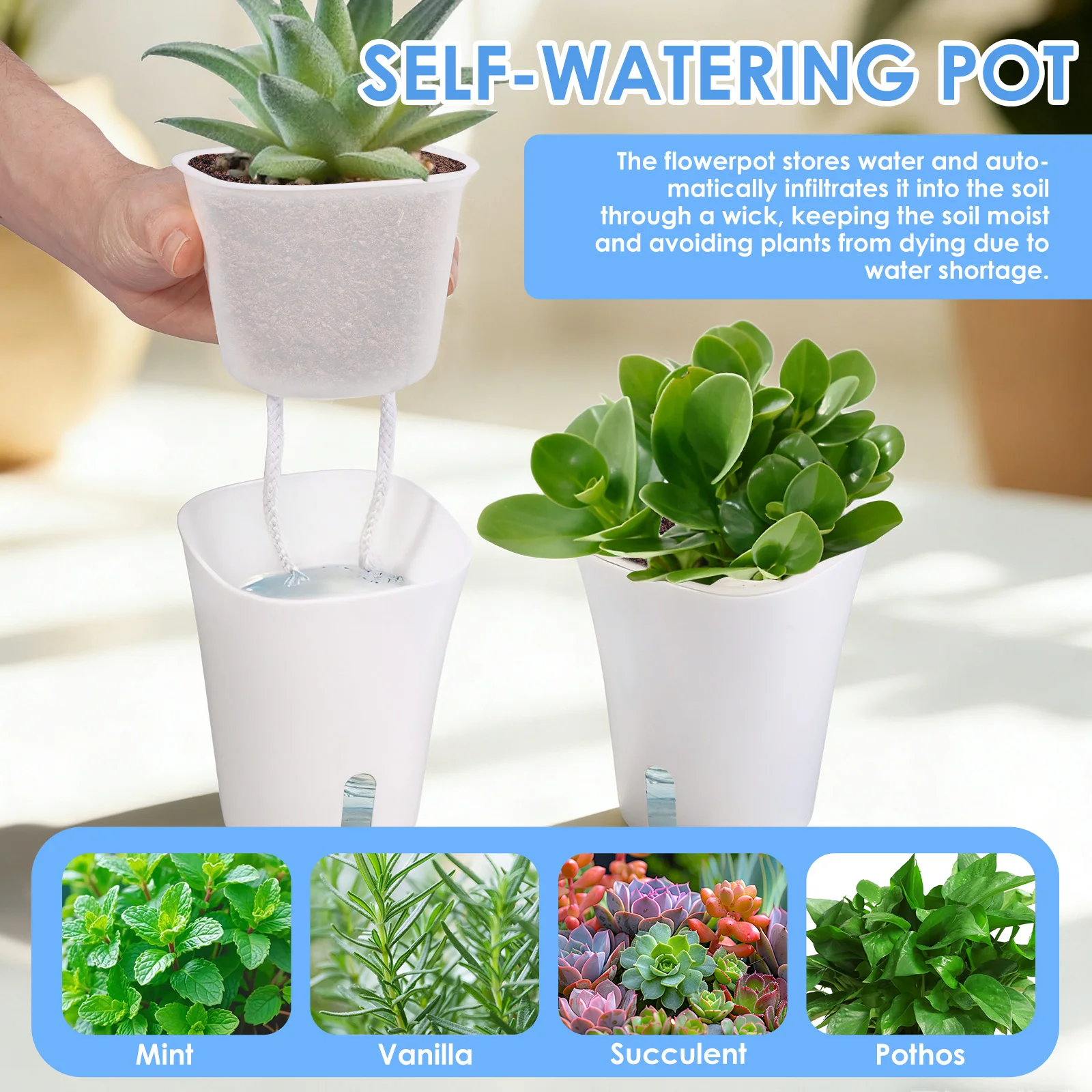 10 Buah Pot Bunga Hidroponik M - Hydroponic Grow Pod ulasan dan harga