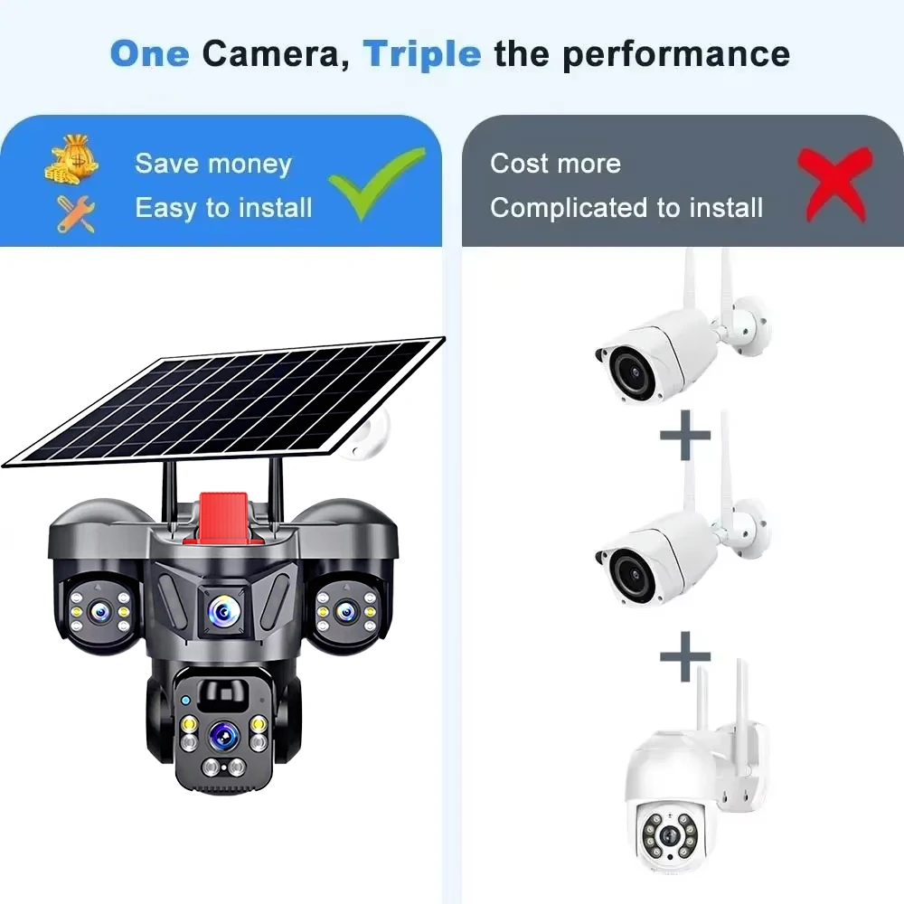 KERUI V380 Pro Luar Ruangan PT - Garden Camera ulasan dan harga