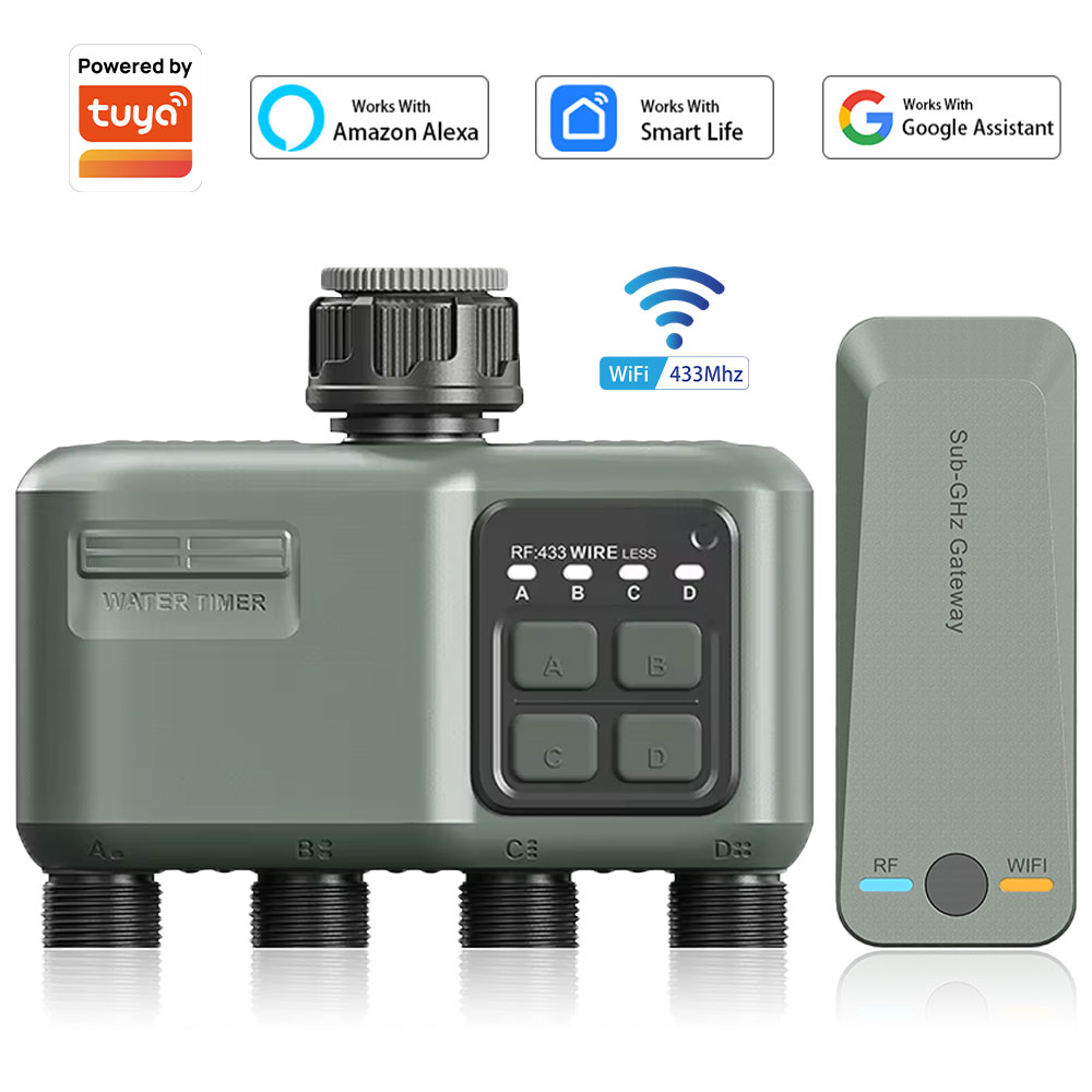Timer Air Digital 4 Outlet unt - Garden Camera ulasan dan harga