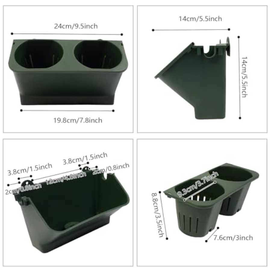 Penanam Dinding Vertikal Untuk - Self Watering Planter ulasan dan harga