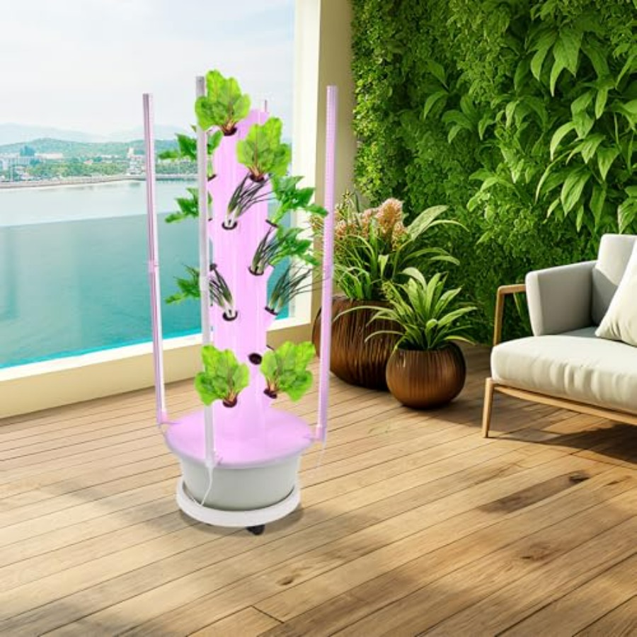 Menara tanam hidroponik untuk  - Hydroponic Tower ulasan dan harga